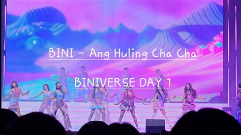 BINI Ang Huling Cha Cha BINIVERSE DAY 1 Biniverse Bini Ppop