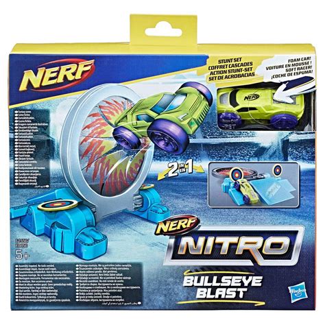 Nerf - Nitro Double Action Stunt Foam Car Set, Green Car | PlayOne