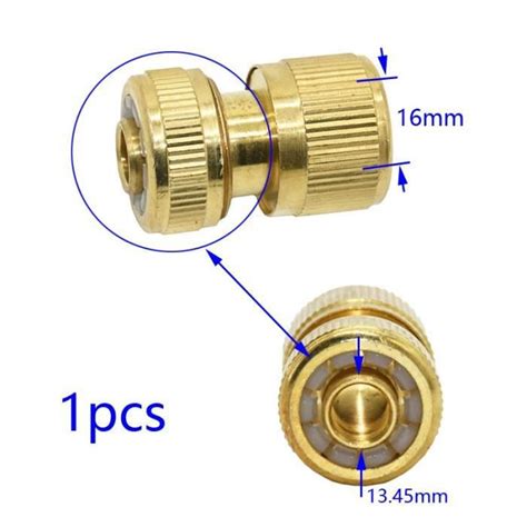 Connecteur Rapide Pour Tuyau D Arrosage De Jardin En Laiton