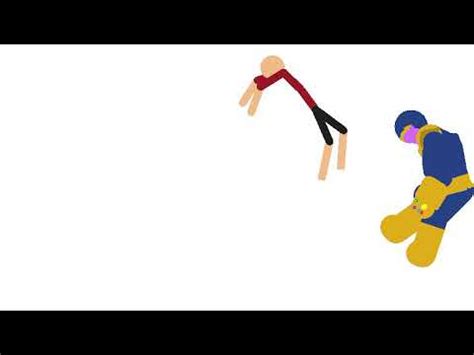 Stickfigure Vs Thanos Animation Test Youtube