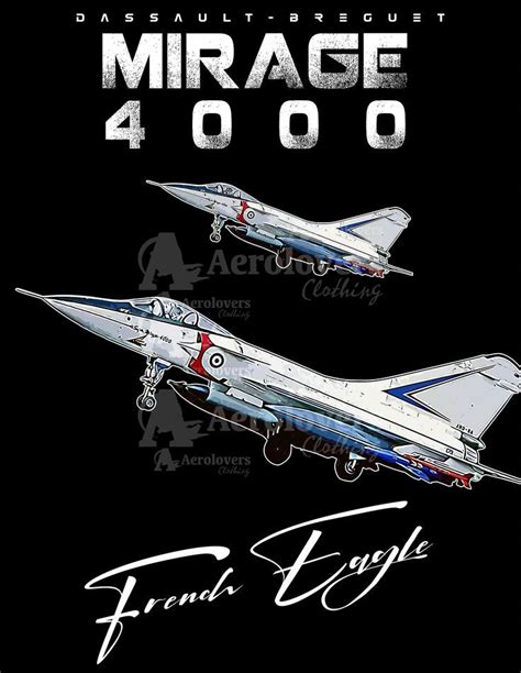 Dassault Mirage 4000 French Vintage Long Range Interceptor Fighterjet