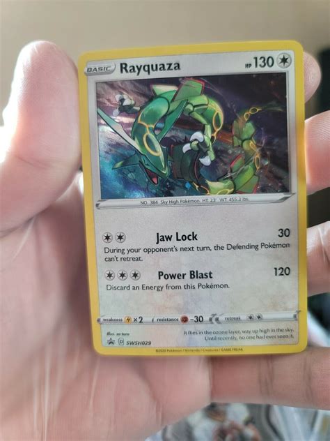 Mavin | Rayquaza - SWSH029 - Holo Promo Pokemon Card NM