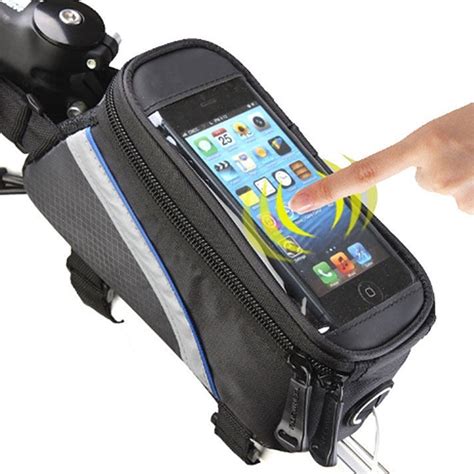 Bolsa Case Porta Para Celular Visor Touch Screen Suporte Quadro Bike