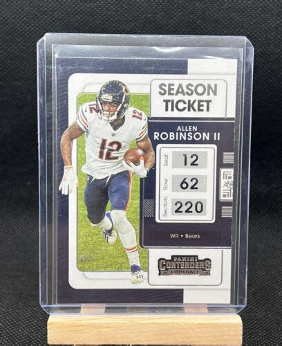 2021 PANINI CONTENDERS SEASON TICKET 18 ALLEN ROBINSON II CHICAGO