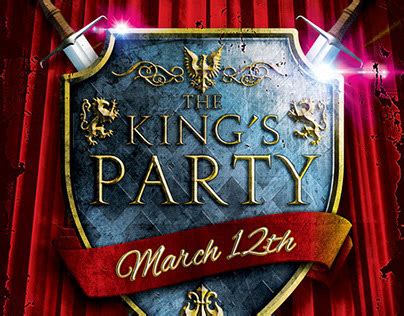 The King's Party Flyer Template on Behance