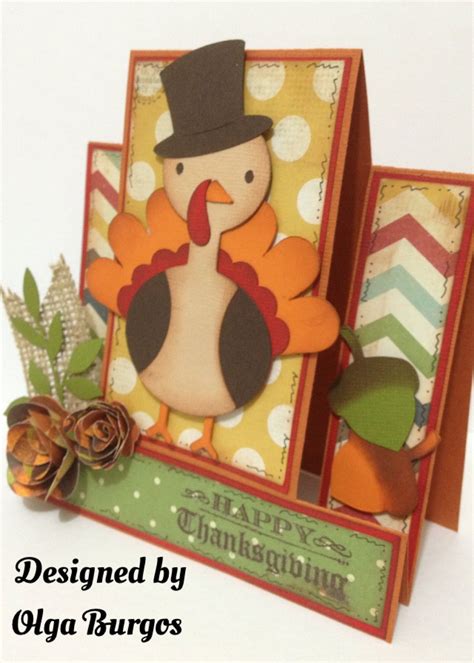 Thanksgiving Card I Use A Cricut Cartdrige Create A Critter Fall