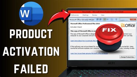 How To Fix Product Activation Failed Error In Microsoft Word On