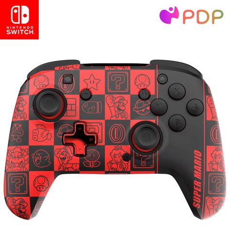 Pdp Rematch Glow Wireless Controller Super Icon For Nintendo Switch