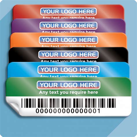 Barcode Asset Labels - Wide - Design 5 - Asset Labels from StayMarked ...