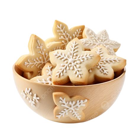 Cut Out Sugar Cookies Decorated On A Bowl Cut Out Sugar Cookies Dessert Fast Food Png