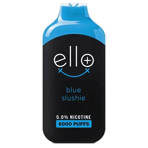 Blvk Ello Plus Blue Slushie Ice Puffs Disposable Vapor World