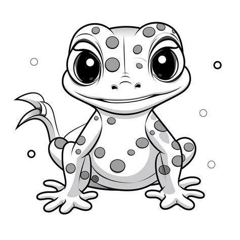 Salamander Mit Punkten Happycoloring Net