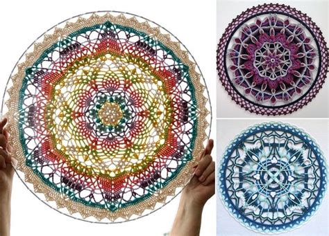 Wall Crochet Mandala Atelier Yuwa Ciao Jp