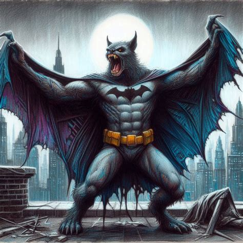 Batman Demon Form By Mort Aux Arts On Deviantart
