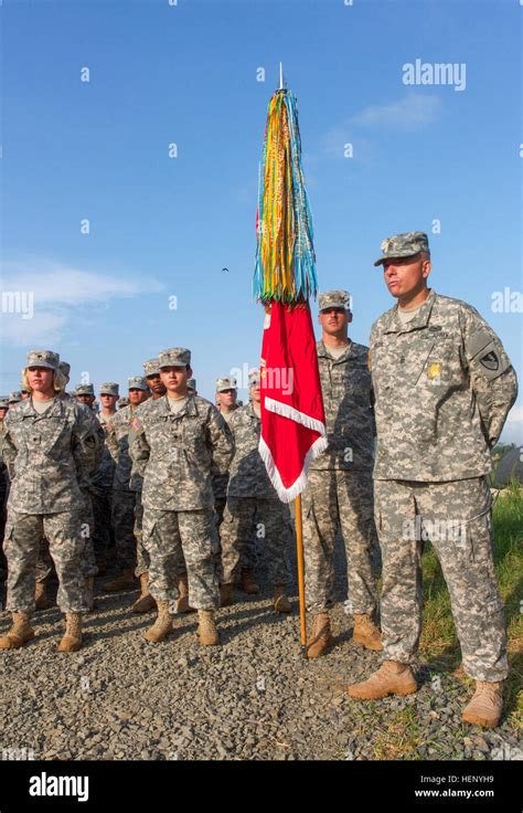 Soldiers in the 36th Engineer Brigade Headquarters from Fort Hood Stock ...