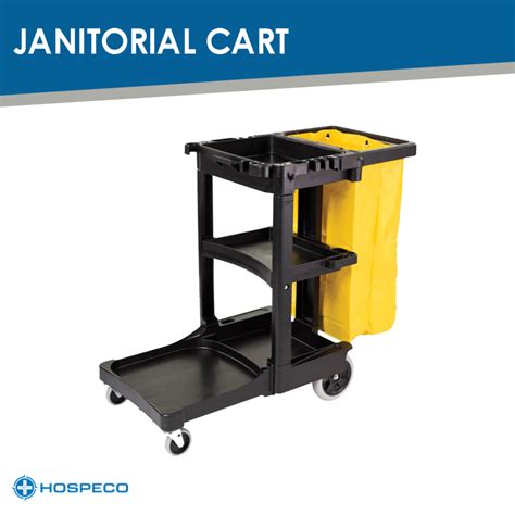 Heavy Duty Janitorial Cart Trolley Utility Cart Housekeeping Cart