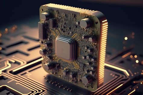 Un Chip De Computadora Con La Palabra Pc Foto Premium