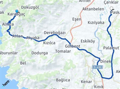 Mu La Fethiye Karaa A Korub K Seydikemer Aras Ka Km Yol Tarifi