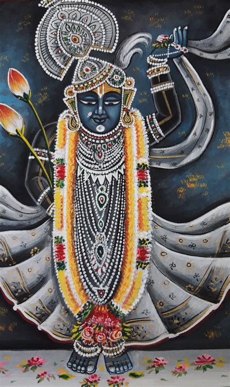 Shreenathji Painting Shreenathji Pichwai Painting Pichwai Etsy