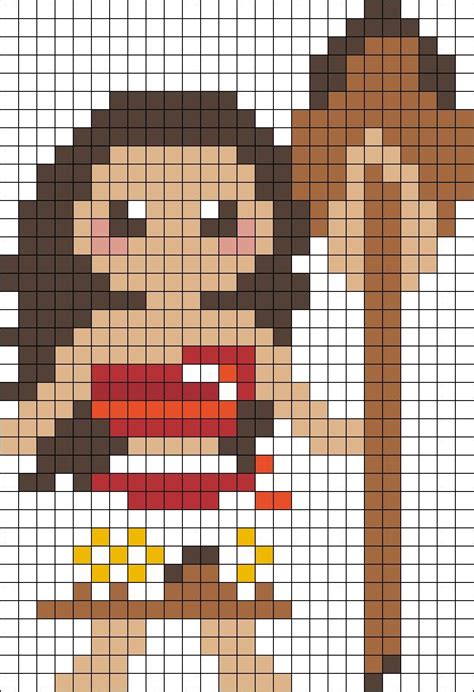 Moana Perler Bead Pattern Bead Sprites Characters Fuse Bead