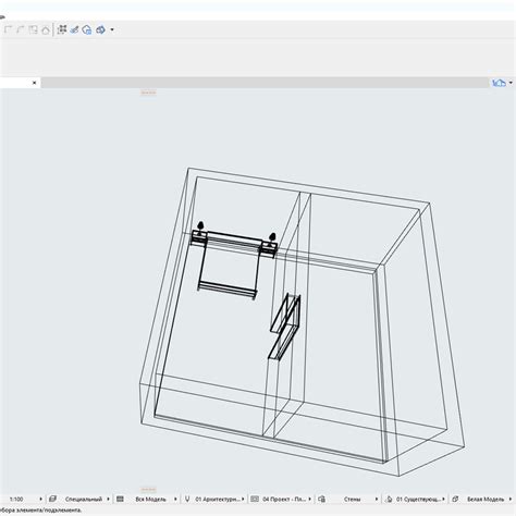 Отображение стен в 3D окне ARCHICAD