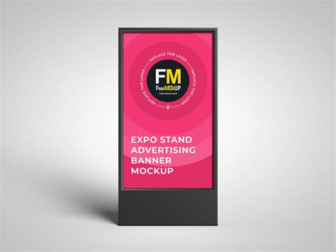 Expo Stand Advertising Banner Mockup Elevate Your Brand Presence