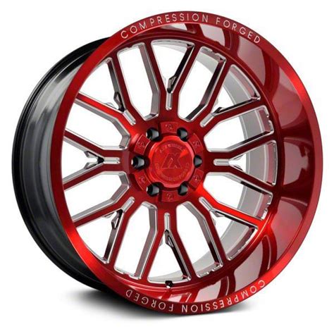 Axe Wheels Jeep Wrangler Ax6 2 Candy Red Wheel 22x12 44mm Offset