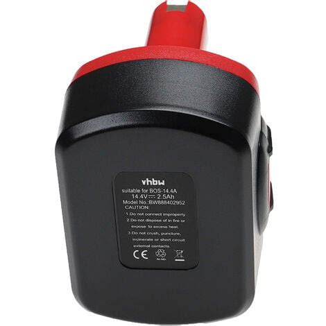 Vhbw X Batterie Compatible Avec Bosch Gsb Gli V Gsr V