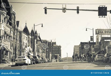 Allentown downtown street editorial photo. Image of town - 112515166