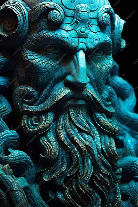 Premium Ai Image The Gods Of The Sea Zeus God Necronomicon Gods Of