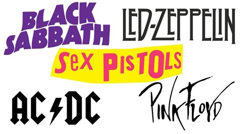 The History Of Rock Band Logos From The 1960s To The Present Day