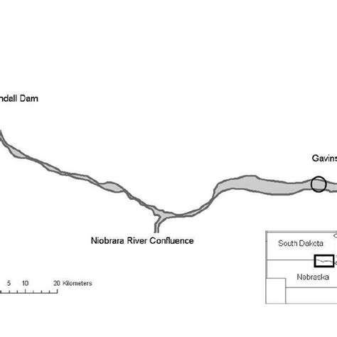 1 The Missouri River Between Ft Randall Dam And Gavins Pt Dam And