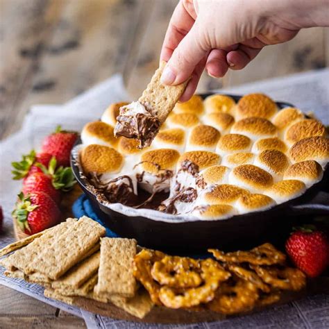 Smores Dip Recipe No Campfire Required Baking A Moment Oven Smores