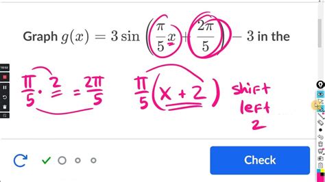 Graph Sinusoidal Functions Phase Shift Khan Academy Youtube