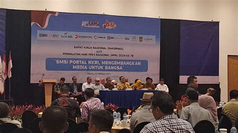 Puncak Peringatan Hpn Smsi Gelar Rakernas Di Candi Bentar Hall