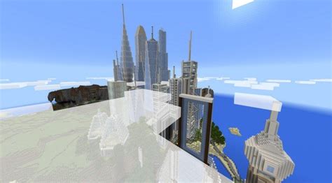 City Of Future Map For Minecraft Pe 105