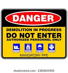 Danger Demolition Royalty Free Images Stock Photos Pictures