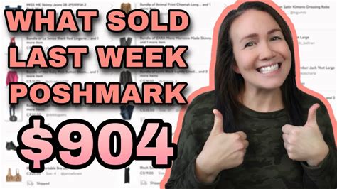 WHAT SOLD ON POSHMARK EBAY LAST WEEK 904 SALES ON POSHMARK