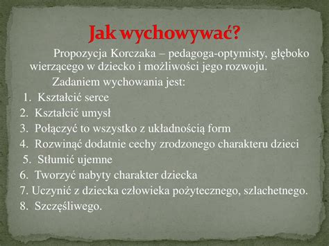 Ppt Janusz Korczak Autor Agnieszka Nowak Powerpoint