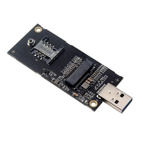 Fvh Ngff M Key B Wwan To Usb Adapter Riser Card W Sim Slot For G