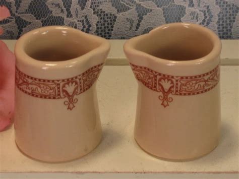 Vintage Shenango China Inca Ware Restaurant Individual Creamers Set Of