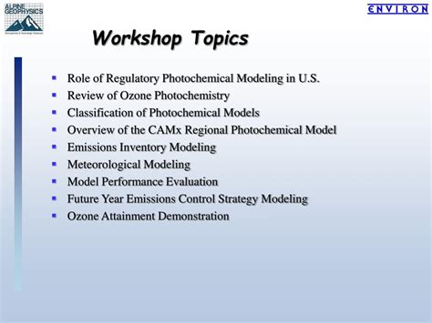 PPT Overview Of Regulatory 8 Hr Ozone Modeling PowerPoint