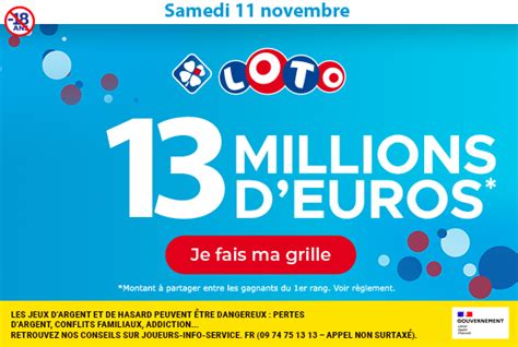 Loto Du Samedi Novembre Millions Deuros Gagner Fdj