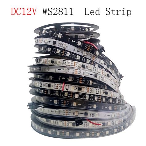 5 M Dc12v Ws2811 5050 Rgb Led Faixa De Pixel Enderessable Luz Cores Led