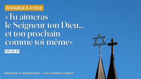 Échange à 4 voix Tu aimeras le Seigneur ton Dieu et ton prochain