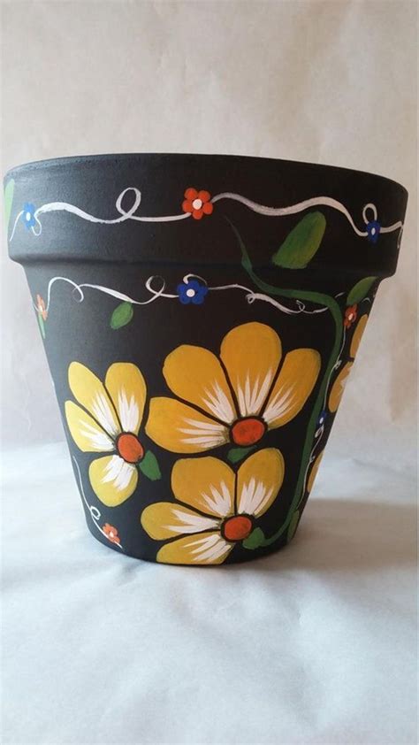 Pin On Ideas Para Pintar Macetas Painted Flower Pots Flower Pot