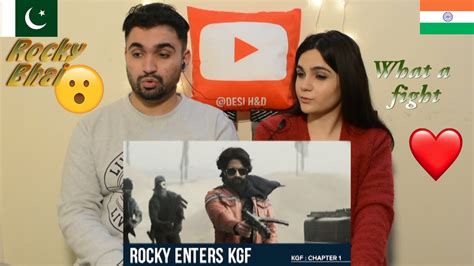 Pakistani Reaction To Rocky Enters Kgf Rocky Bhai Yash Prashanth