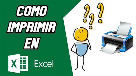 Como Imprimir Correctamente En Excel Youtube