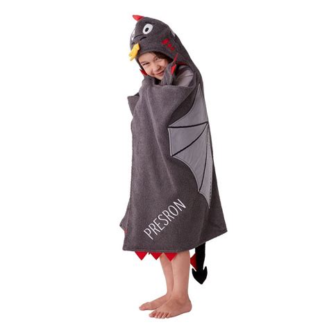 Dragon Hooded Towel For Kids The Company Store