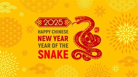 2025 The Year Of Snake Greeting Card Royalty Free Vector